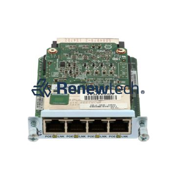 Four port 10/100/1000 Ethernet switch interface