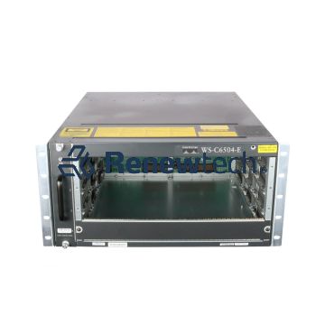 CISCO WS-C6504-E - Catalyst 6500 Enhanced 4-slot chassis,5RU,no PS,no Fan Tray